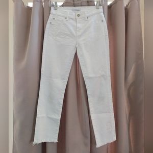 7 for all mankind White Jeans Star Detail